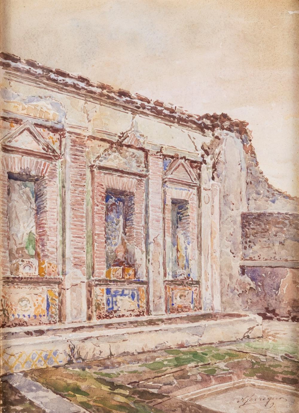 Veduta di Pompei 13